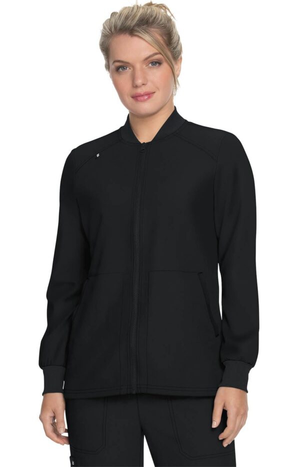 KOI Next Gen Women's Always in Motion Zip-Front 4 Pocket Scrub Jacket, 4-Way Stretch KOI Next Gen Women's Always in Motion Zip-Front 4 Pocket Scrub Jacket, 4-Way Stretch product image