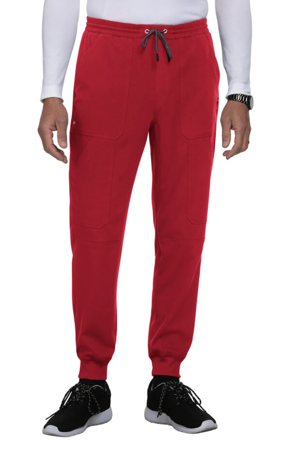 KOI Next Gen Men’s Day to Night Jogger Scrub Pants, 7 Pockets, 4-Way Stretch