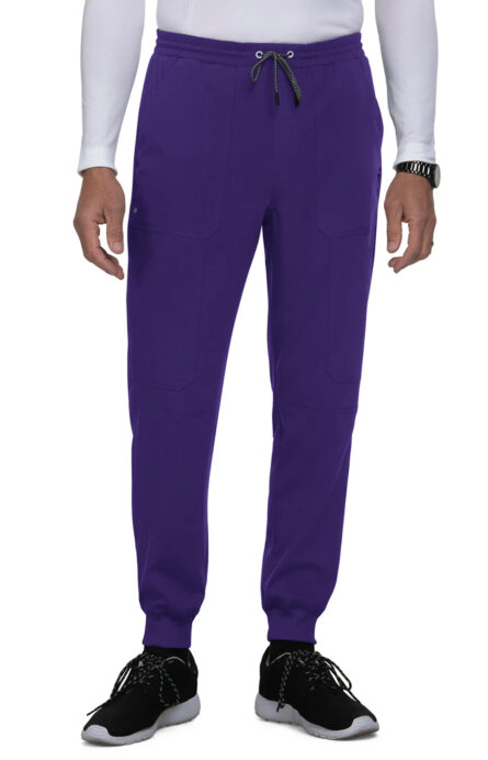 KOI Next Gen Men’s Day to Night Jogger Scrub Pants, 7 Pockets, 4-Way Stretch