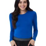Maevn BESTEE Women's Basic Long Sleeve Under Scrub Tee in Royal Blue product image
