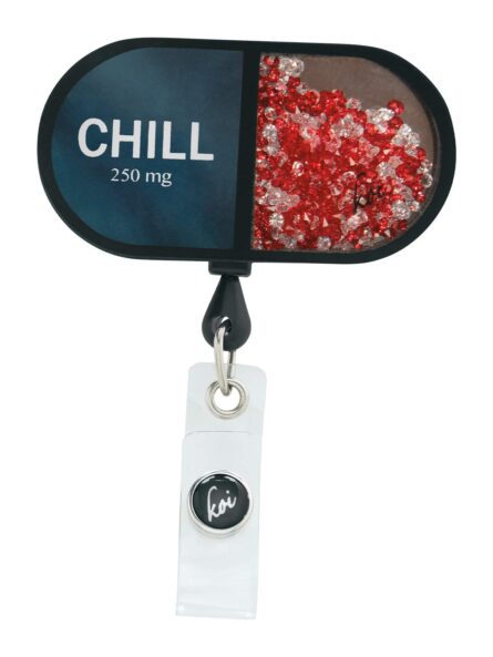 KOI Accessories KOIA156 Women's Scrub Badges Chill Pill O product image