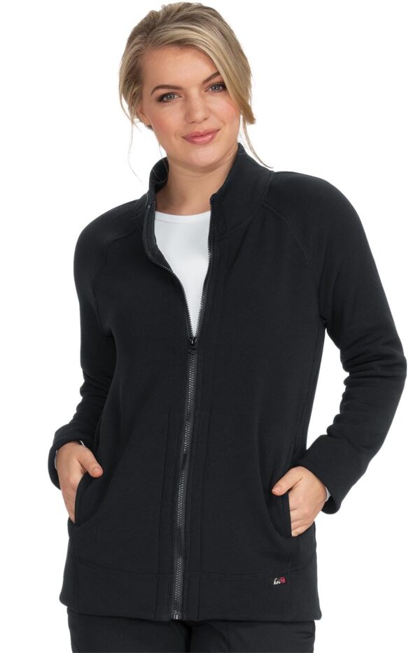 KOI Lite Wellness Women's 2-Pocket Super Soft Fleece Jacket KOI Lite Wellness Women's 2-Pocket Super Soft Fleece Jacket product image