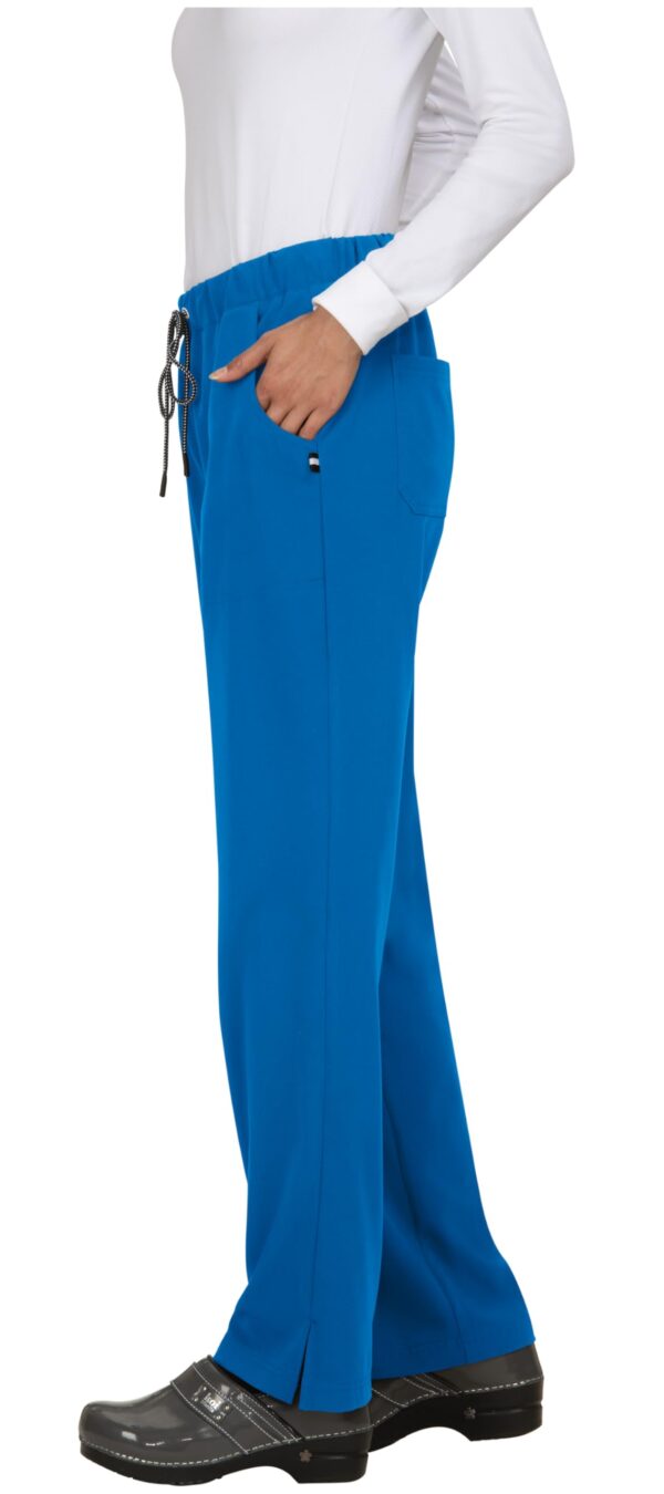 KOI Next Gen Everyday Hero Women's 5-Pocket Cargo Scrub Pants, 4-Way Stretch in Royal Blue product image