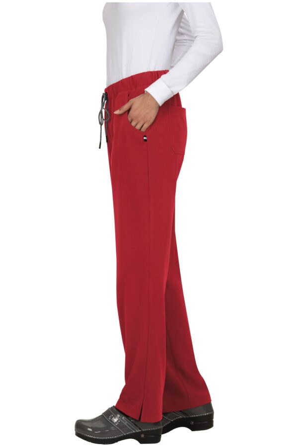 KOI Next Gen Everyday Hero Women's 5-Pocket Cargo Scrub Pants, 4-Way Stretch in Ruby product image
