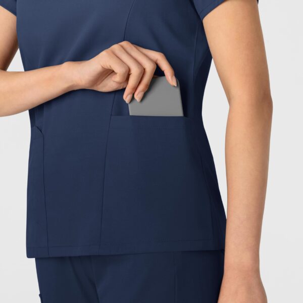 Wink Boundless Women's 2-Pocket V-Neck Scrub Top in Navy product image