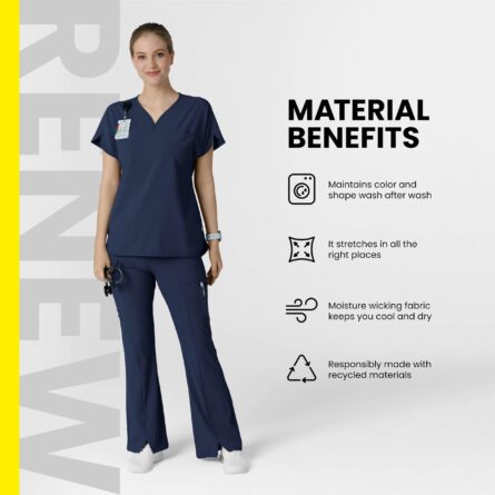 Wink Renew Women's High Waist Slim Leg Scrub Pant product image