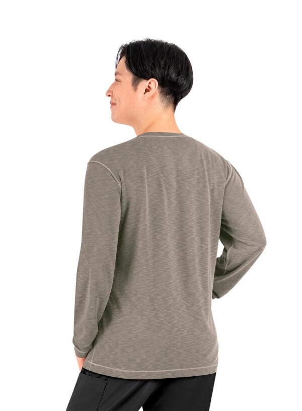 Maevn Men Long Sleeve Modal Tee in Taupe product image