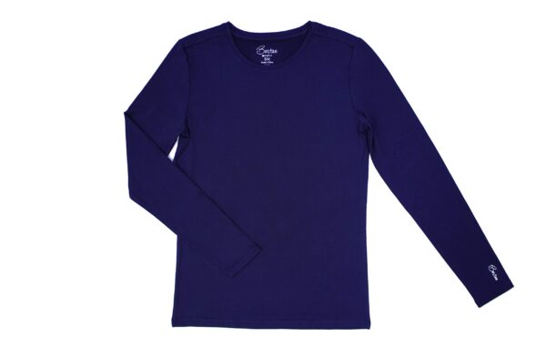 Maevn BESTEE Women's Basic Long Sleeve Under Scrub Tee in Navy product image
