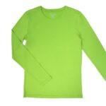 Maevn BESTEE Women's Basic Long Sleeve Under Scrub Tee (Small, Acid Lime) product image