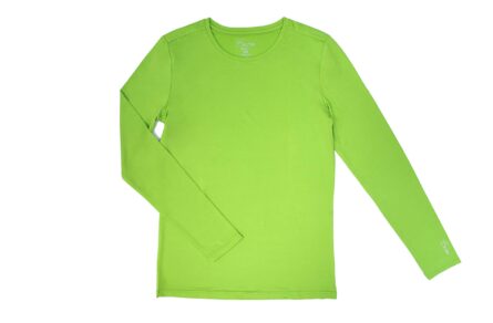Maevn BESTEE Women's Basic Long Sleeve Under Scrub Tee (Small, Acid Lime) product image