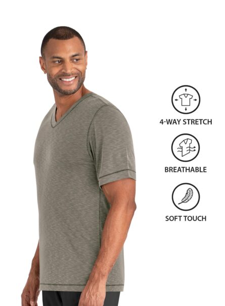 Maevn Men Short Sleeve Modal Tee in Taupe product image