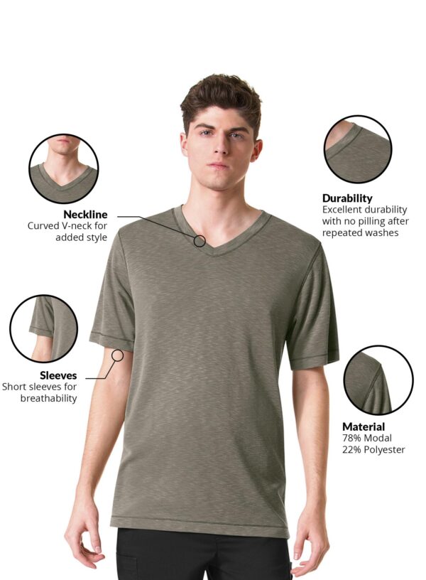 Maevn Men Short Sleeve Modal Tee in Taupe product image
