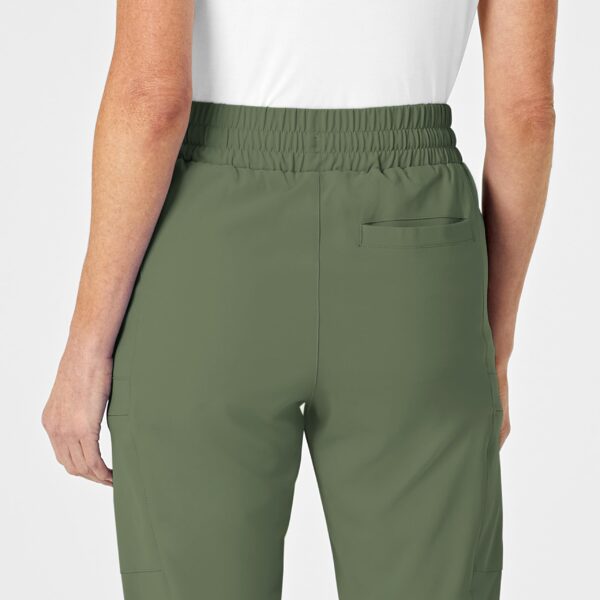 Wink Renew Women's High Waist Slim Leg Scrub Pant in Olive product image