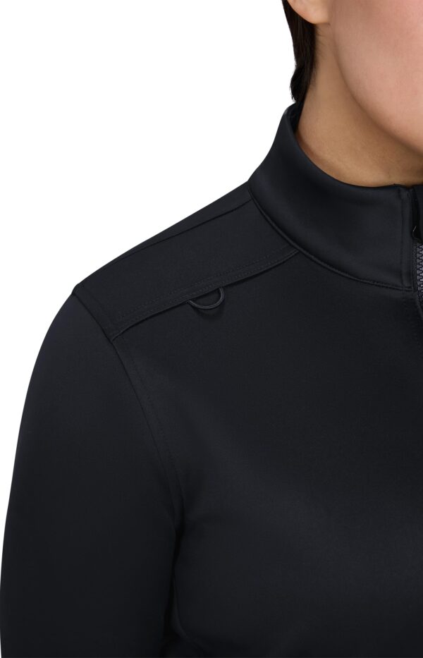 KOI Scrubs Essentials Jaqueline Women’s 3-Pocket Fleece Jacket in Black product image