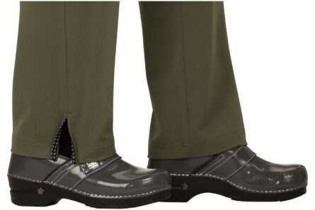 KOI Next Gen Everyday Hero Women's 5-Pocket Cargo Scrub Pants, 4-Way Stretch in Olive Green product image