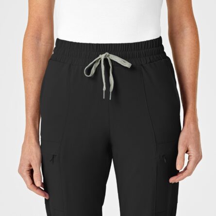 Wink Renew Women's High Waist Slim Leg Scrub Pant in Black product image