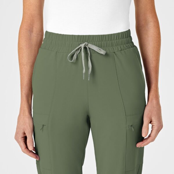Wink Renew Women's High Waist Slim Leg Scrub Pant in Olive product image