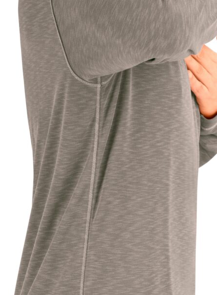 Maevn Men Long Sleeve Modal Tee in Taupe product image