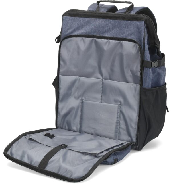 Nurse Mates Signature Backpack | Enhanced Durability | Laptop Compartment | Insulated Pocket in Navy product image