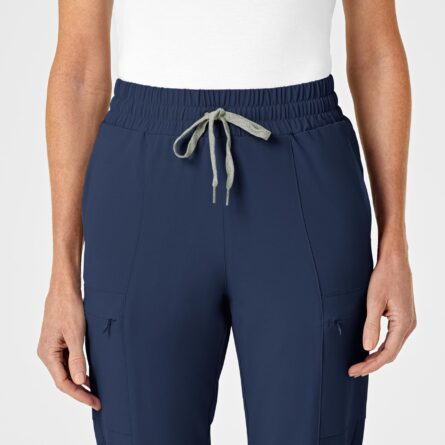 Wink Renew Women's High Waist Slim Leg Scrub Pant in Navy product image