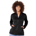 Urbane Performance Tailored Fit Stretch 3-Pkt Fleece Scrub Jacket for Women 9872 product image