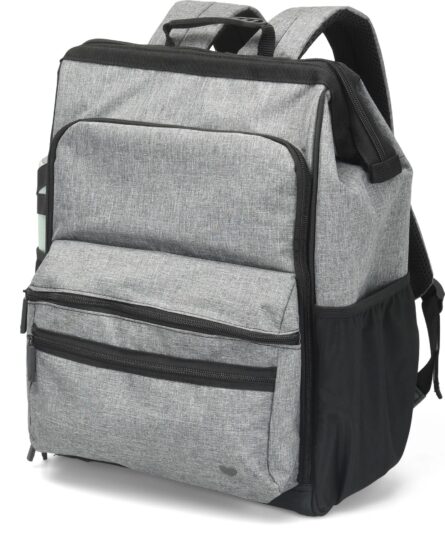 Nurse Mates Signature Backpack | Enhanced Durability | Laptop Compartment | Insulated Pocket in Grey product image