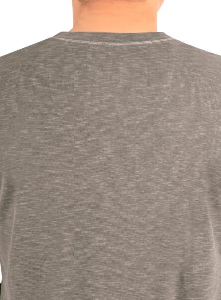 Maevn Men Long Sleeve Modal Tee in Taupe product image