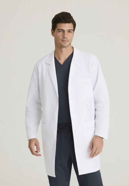 Grey's Anatomy Classic Noah Lab Coat- 5 Pocket Men's Lab Coat - Image 1