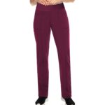 Urbane Impulse 9207 cargo scrub pant in Wine