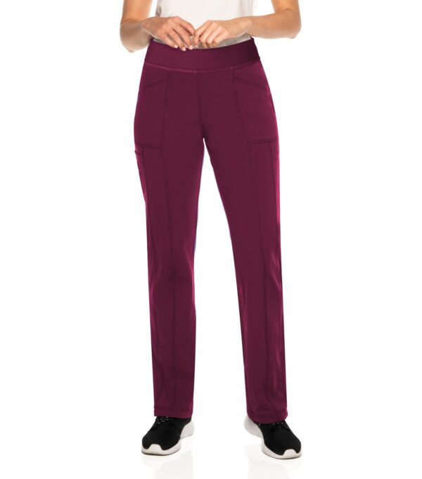 Urbane Impulse 9207 cargo scrub pant in Wine