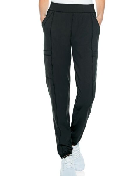 Urbane Impulse 9208 jogger scrub pant in Black
