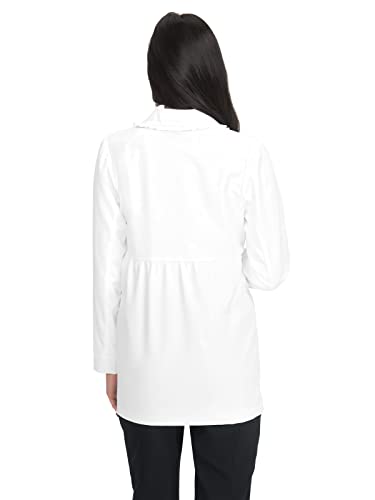 Betsey Johnson Juniper Women's 2-Pocket Lab Coat in White product image