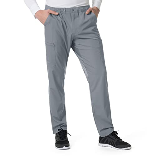 Carhartt Scrubs C55106 Men's Force® Modern Fit Twill Straight Leg Pant in Pewter product image