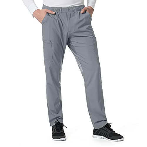Carhartt Scrubs C55106 Men's Force® Modern Fit Twill Straight Leg Pant in Pewter product image
