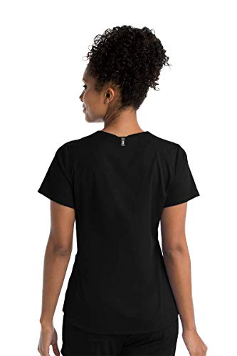 BARCO Grey's Anatomy Stretch GRST011 Women's Emma Scrub Top in Black product image
