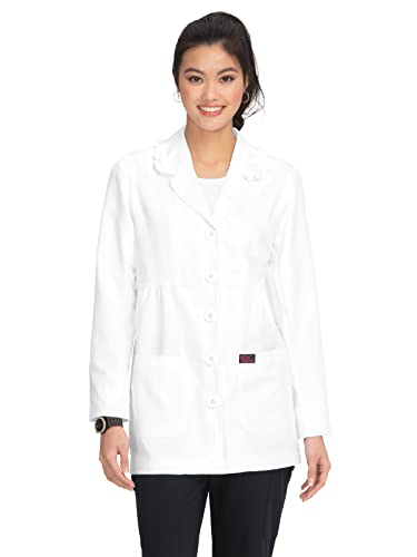 Betsey Johnson Juniper Women's 2-Pocket Lab Coat in White product image