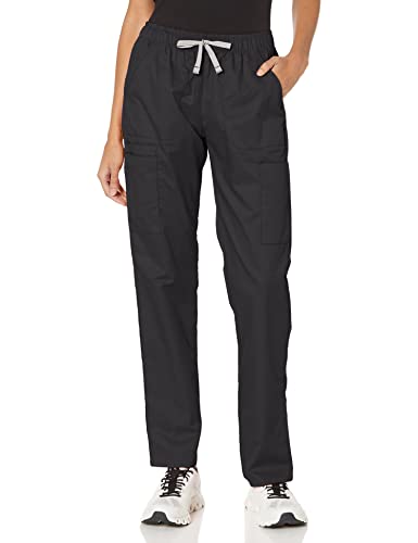 Wink WonderWORK Women's Convertible Slim Leg Scrub Pant in Black product image