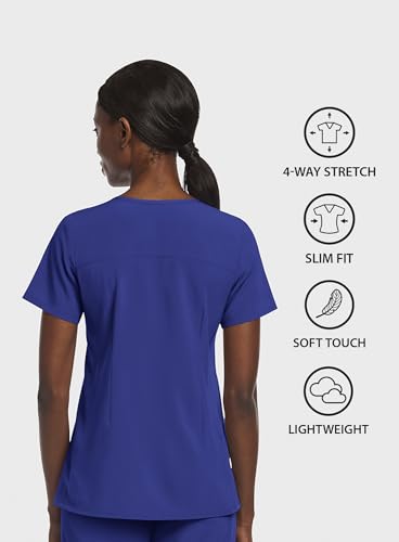 Maevn Matrix Impulse Women’s Mock Wrap Top in Galaxy Blue product image