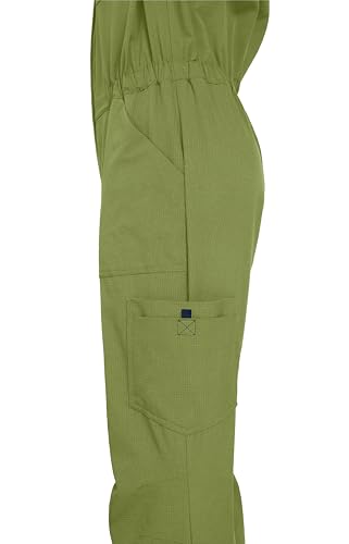 KOI Solis Anja Women's 11-Pocket Jumpsuit in Martini Olive product image