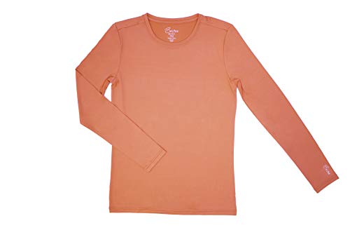 Maevn BESTEE Women's Basic Long Sleeve Under Scrub Tee (XX-Large, Living in Coral product image