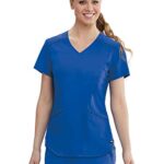 BARCO Grey's Anatomy Women's Avana Top, Easy Care V-Neck Medical Scrub Top w/ 4 Pockets product image