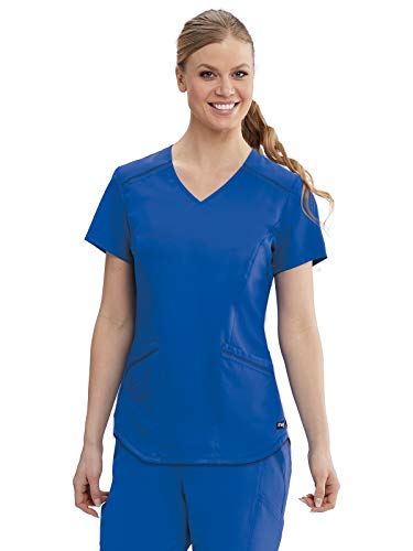 BARCO Grey's Anatomy Women's Avana Top, Easy Care V-Neck Medical Scrub Top w/ 4 Pockets product image