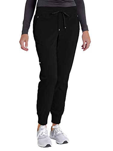 Mid-Rise 5-Pocket Jogger Scrub by Grey's Anatomy by Barco in Black product image