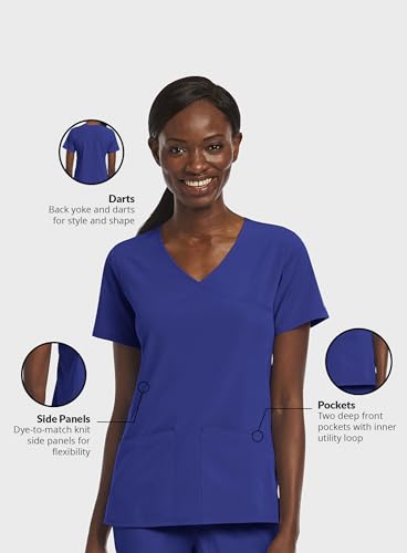 Maevn Matrix Impulse Women’s Mock Wrap Top in Galaxy Blue product image