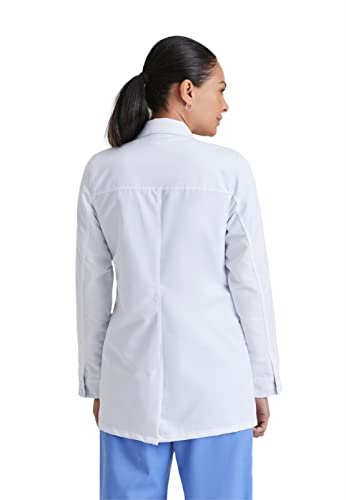 BARCO Grey's Anatomy Women's 2 Piece Long Sleeve 30" Lab Coat in White product image
