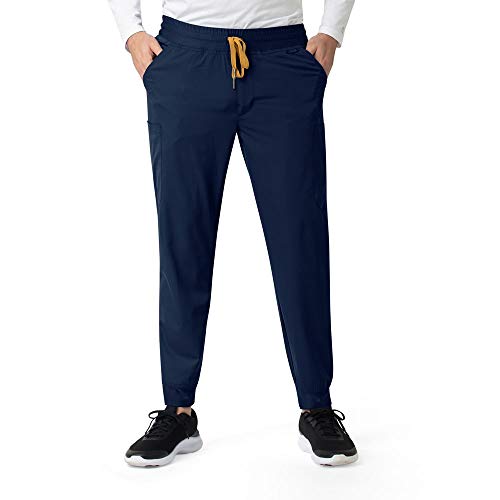 Carhartt Scrubs C56106 Men's Force® Modern Fit Twill Jogger Pant in Navy product image