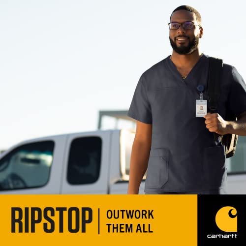 Carhartt Scrubs C54108 Men's Classic Fit Ripstop Boot Cut 8-Pocket Cargo Pant in Black product image
