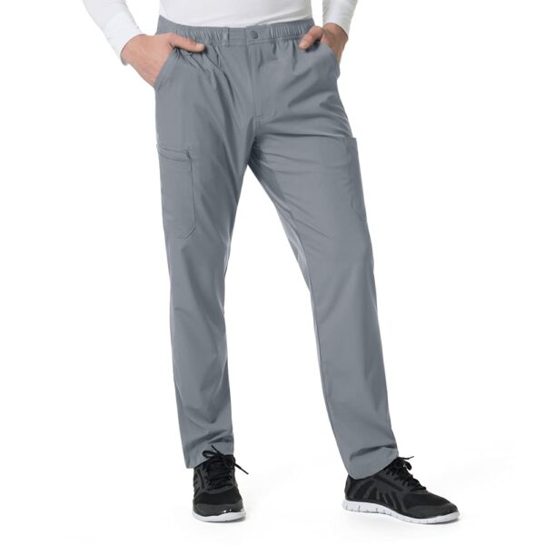 Carhartt Scrubs C55106 Men's Force® Modern Fit Twill Straight Leg Pant in Pewter product image