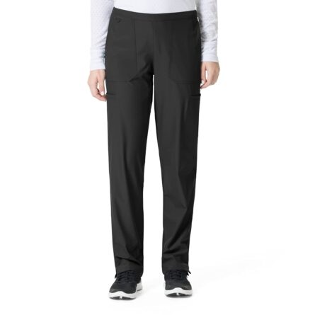 Carhartt Scrubs C52106 Women's Force® Modern Fit Twill Straight Leg Pan in Black product image