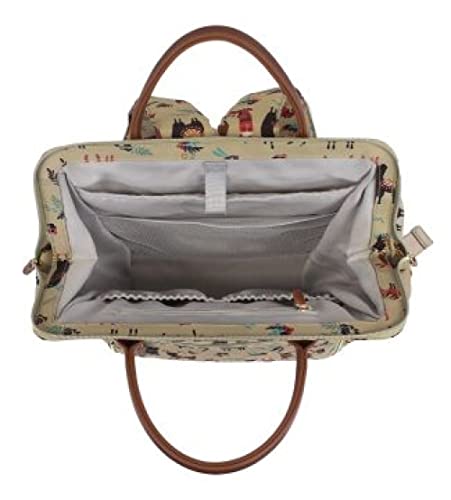 Maevn ReadyGO Water-Resistant Clinical Tote Backpack in Heather (Beige Llama) product image